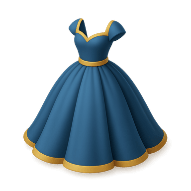 Vestimenta: Vestido largo - Mujer